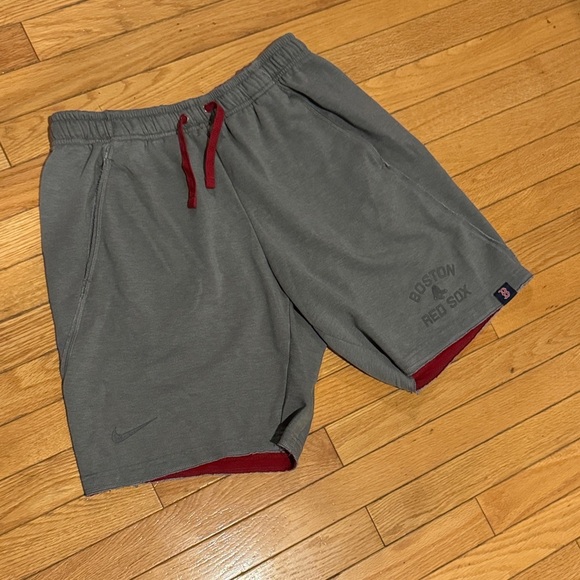 Nike Other - Nike Boston Red Soxs Men's Gray and Red Athletic Shorts